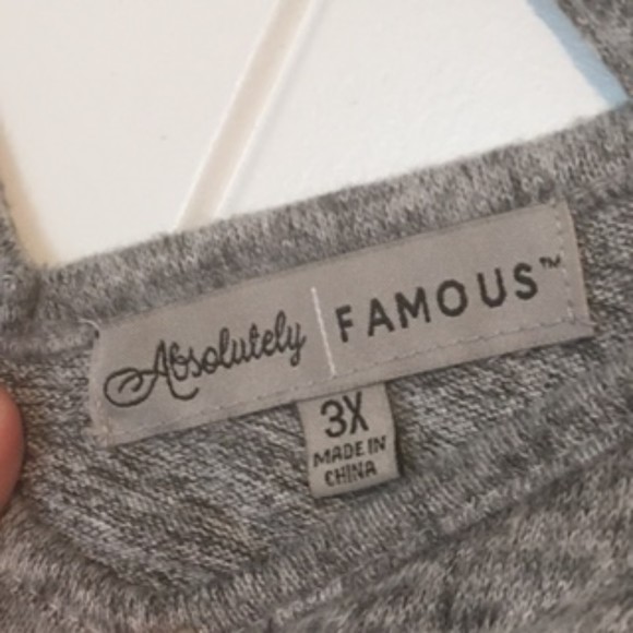 Absolutely Famous Sweater, sz 3x - Picture 6 of 10